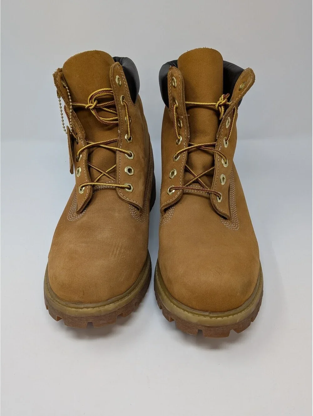 Timberland 10061 Premium Waterproof Boots 400g Primaloft Men's 7.5 Wheat Nubuck